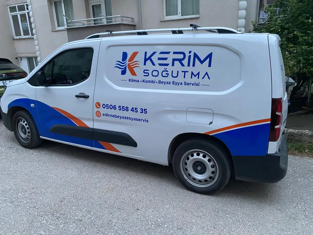 Kerim Soğutma servis aracı Edirne'de